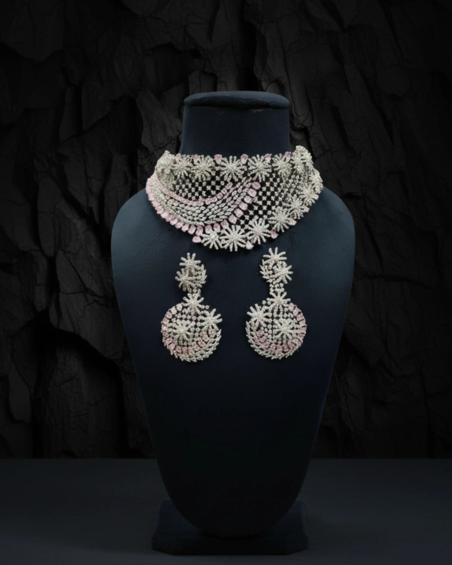Diamond Net Collar Set Zestro
