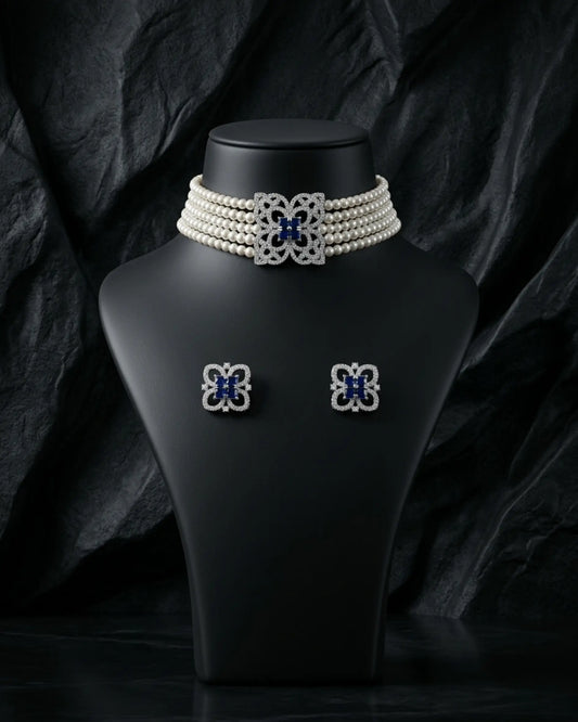 Trisha Pearl Choker Set Zestro