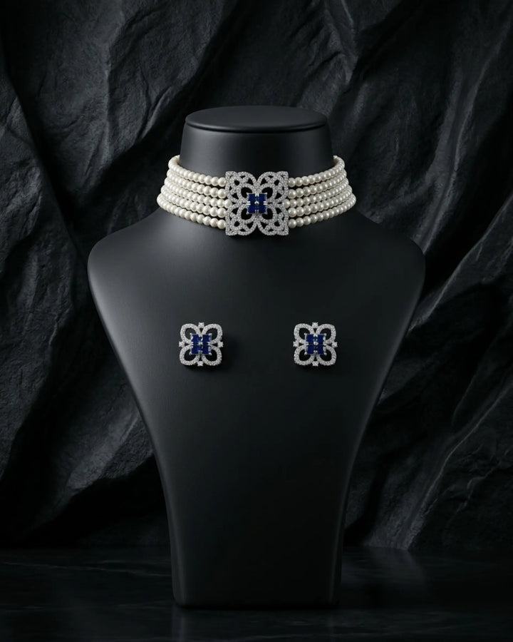 Trisha Pearl Choker Set Zestro