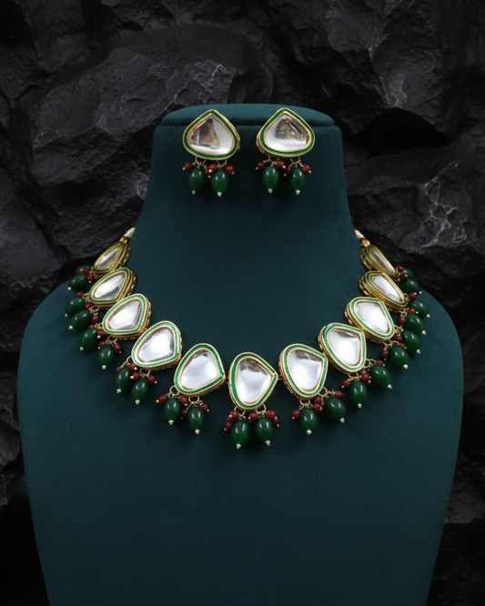 Kundan Drop Necklace