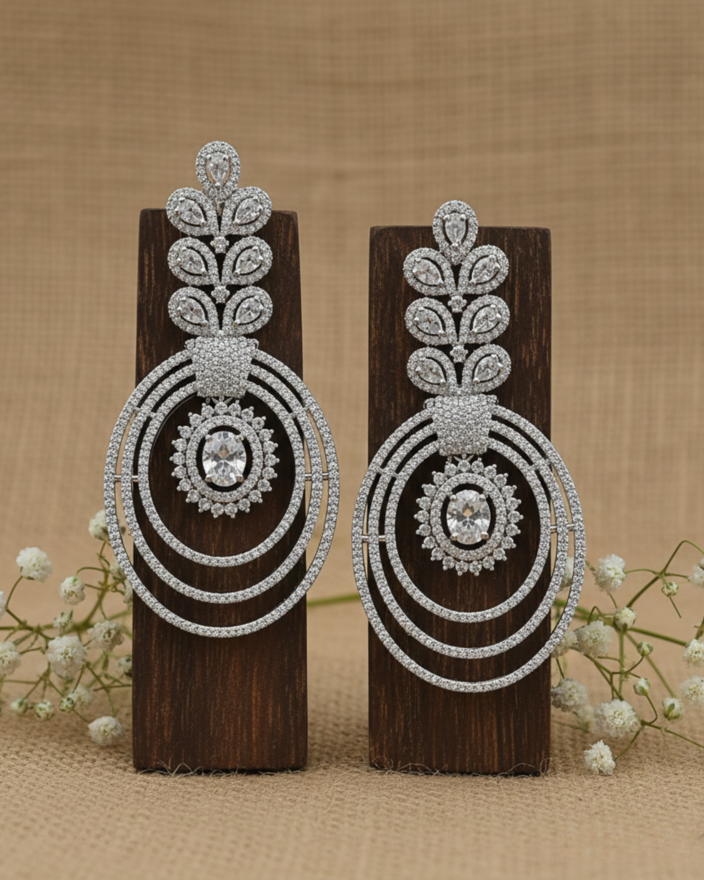 Aarohi Oval Earrings