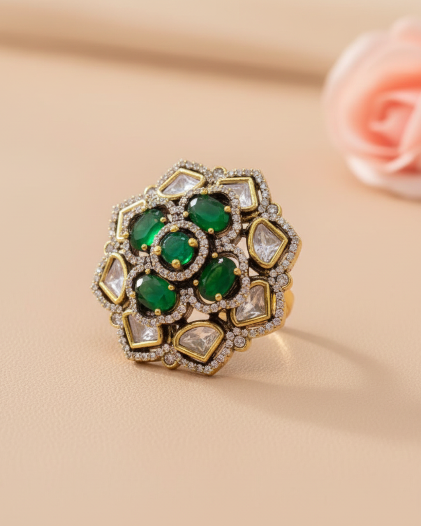 Arzoo Rosette Ring