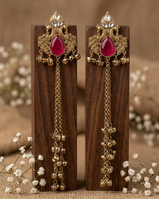 Kashmiri ghungroo Earrings
