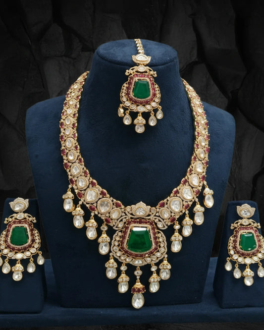 Prisha Heritage Kundan Set Zestro
