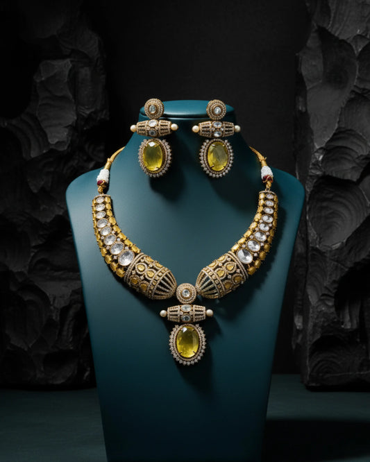Ridhima Regal Necklace Set Zestro