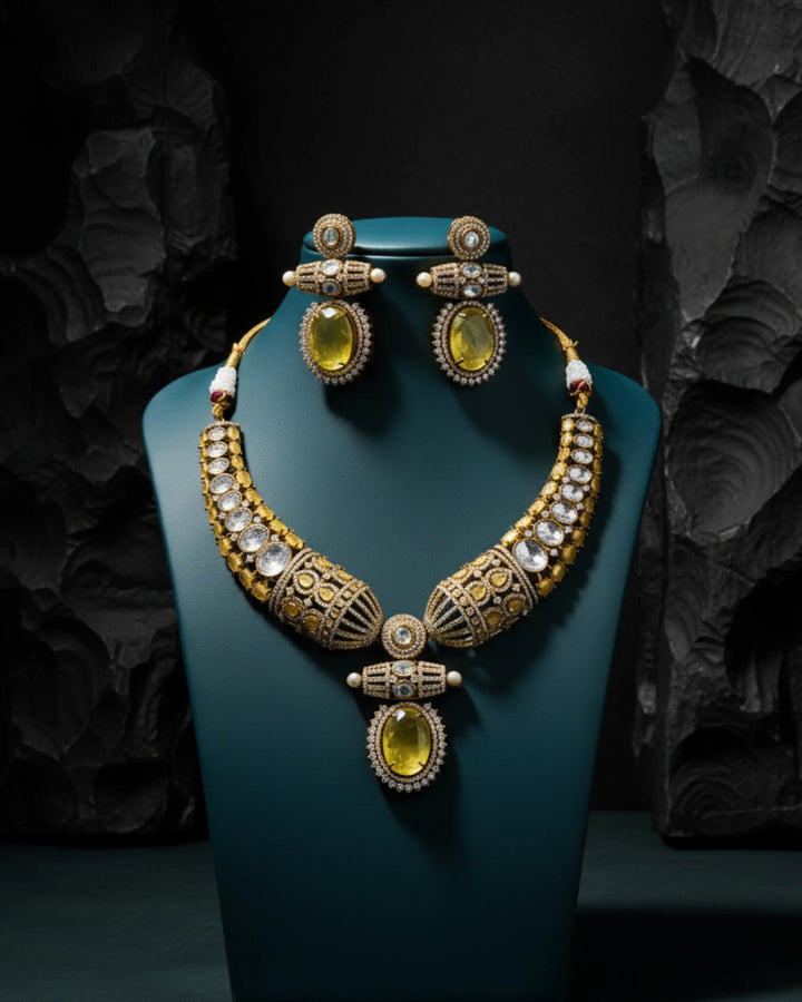 Ridhima Regal Necklace Set Zestro