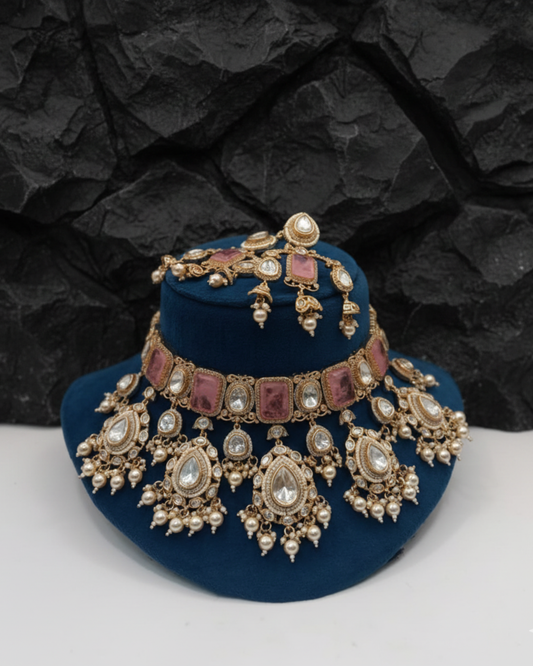 Ruhika Royal Kundan Necklace Set