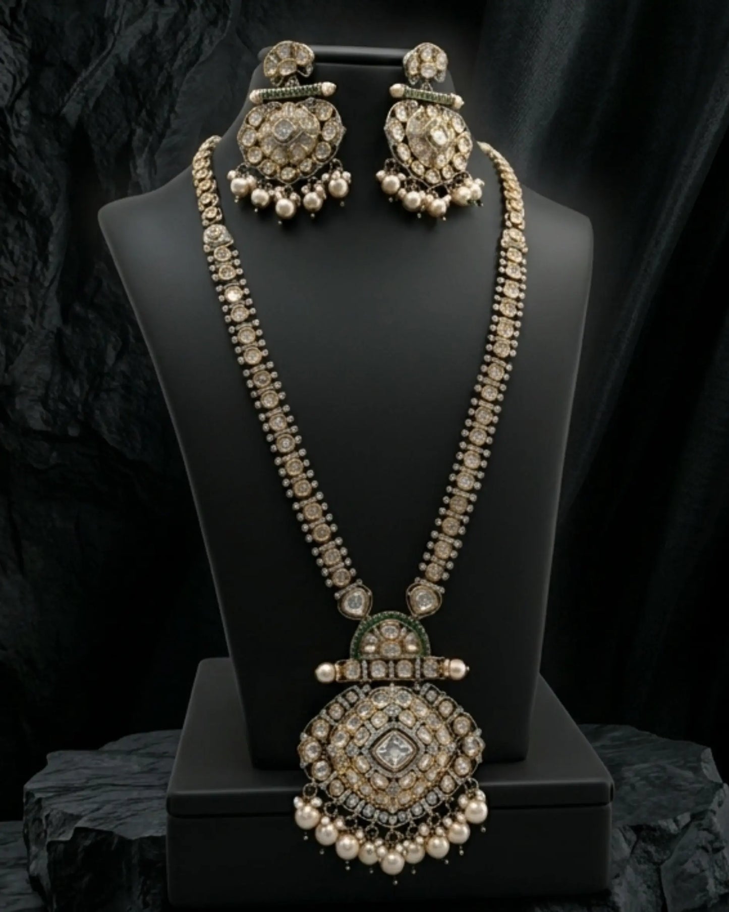 Vaidehi Royal Long Necklace Set Zestro