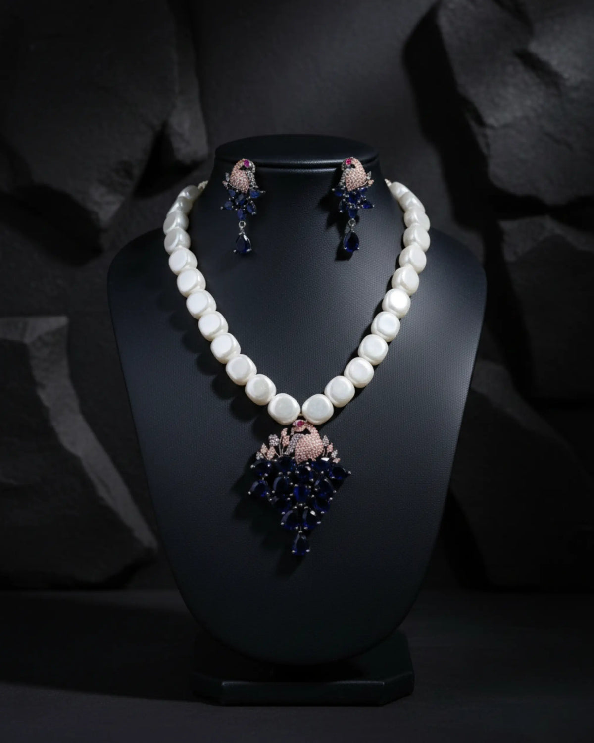Ziya Elegant Pearl Set Zestro