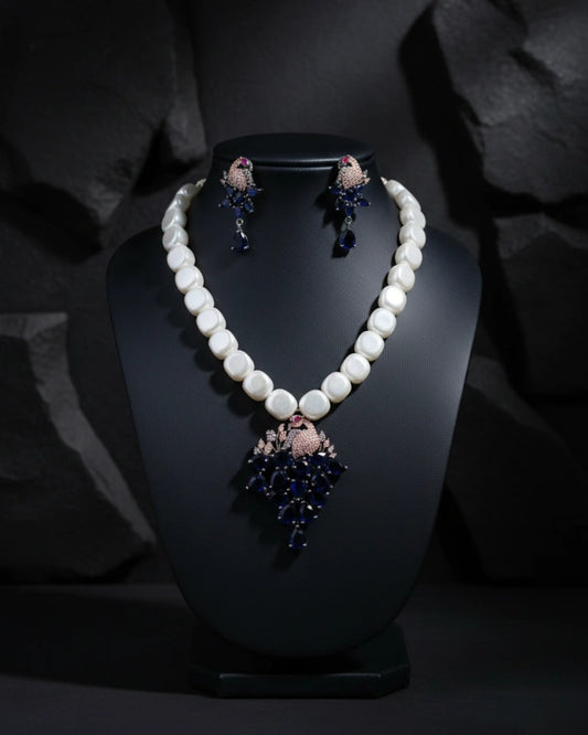 Ziya Elegant Pearl Set Zestro