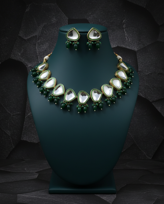 Kundan Drop Necklace