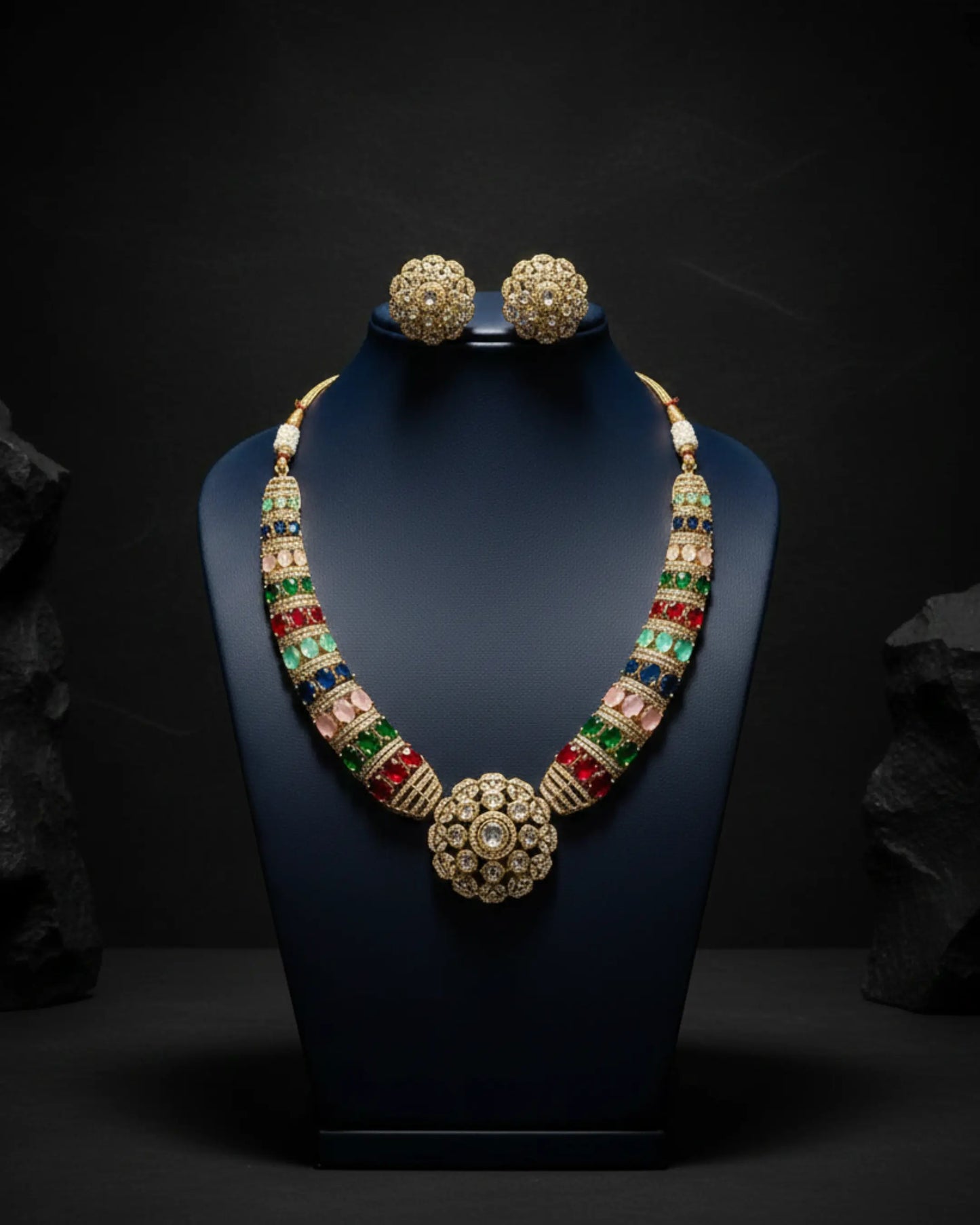 Ornate Cluster Statement Set Zestro