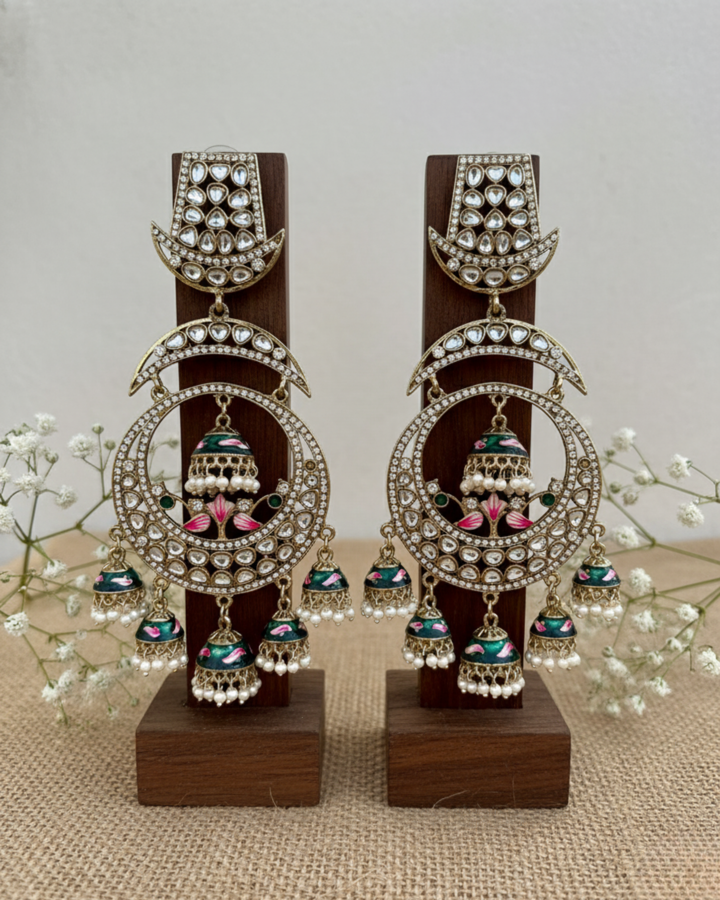Royal Long Chand Jhumkas