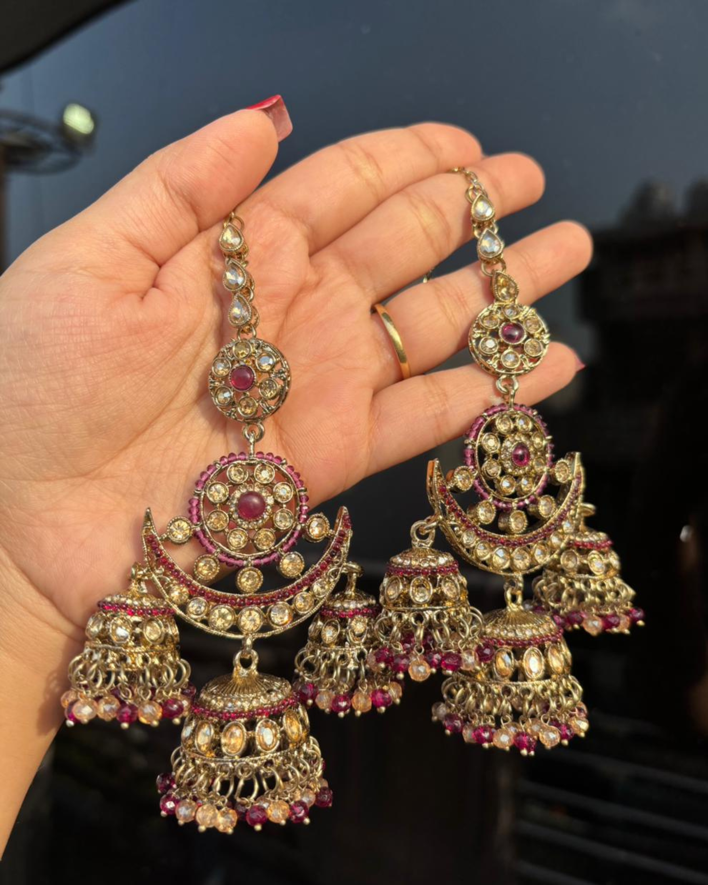 Aadhya Chand Jhumkas