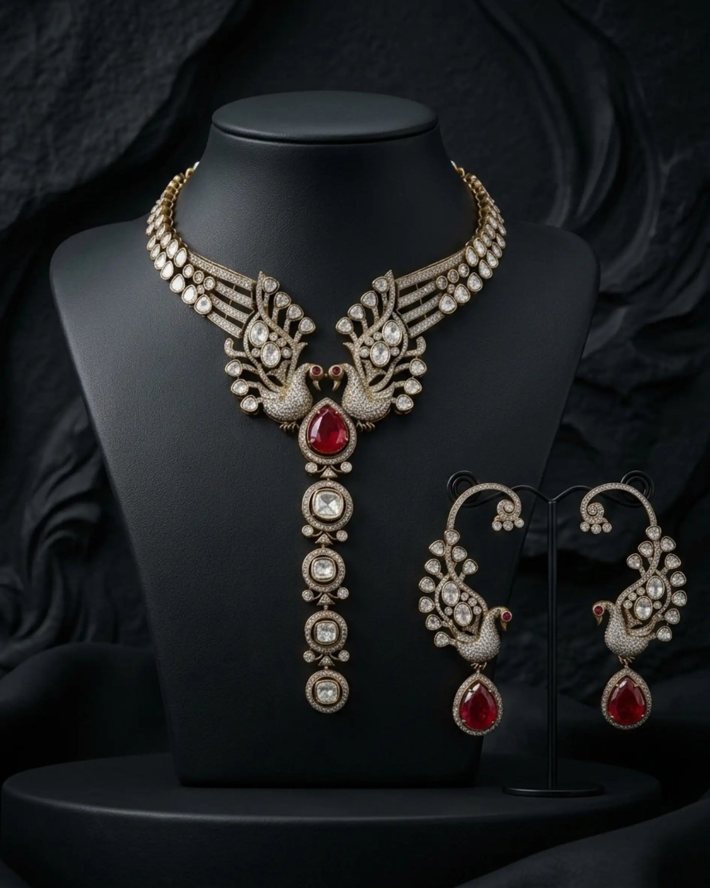 Mayurika Kundan Necklace Set Zestro