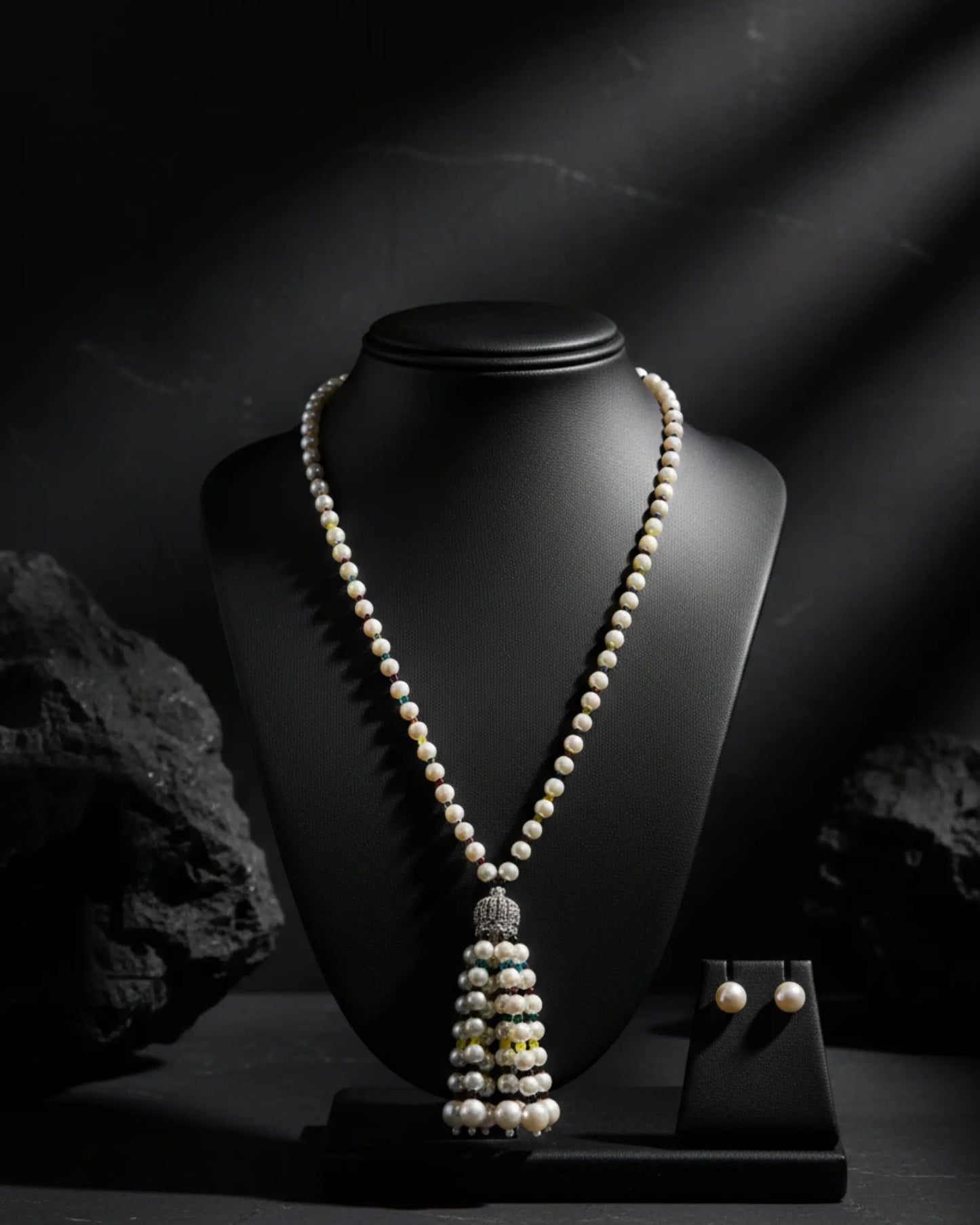 Pearl Fall Tassel Set Zestro