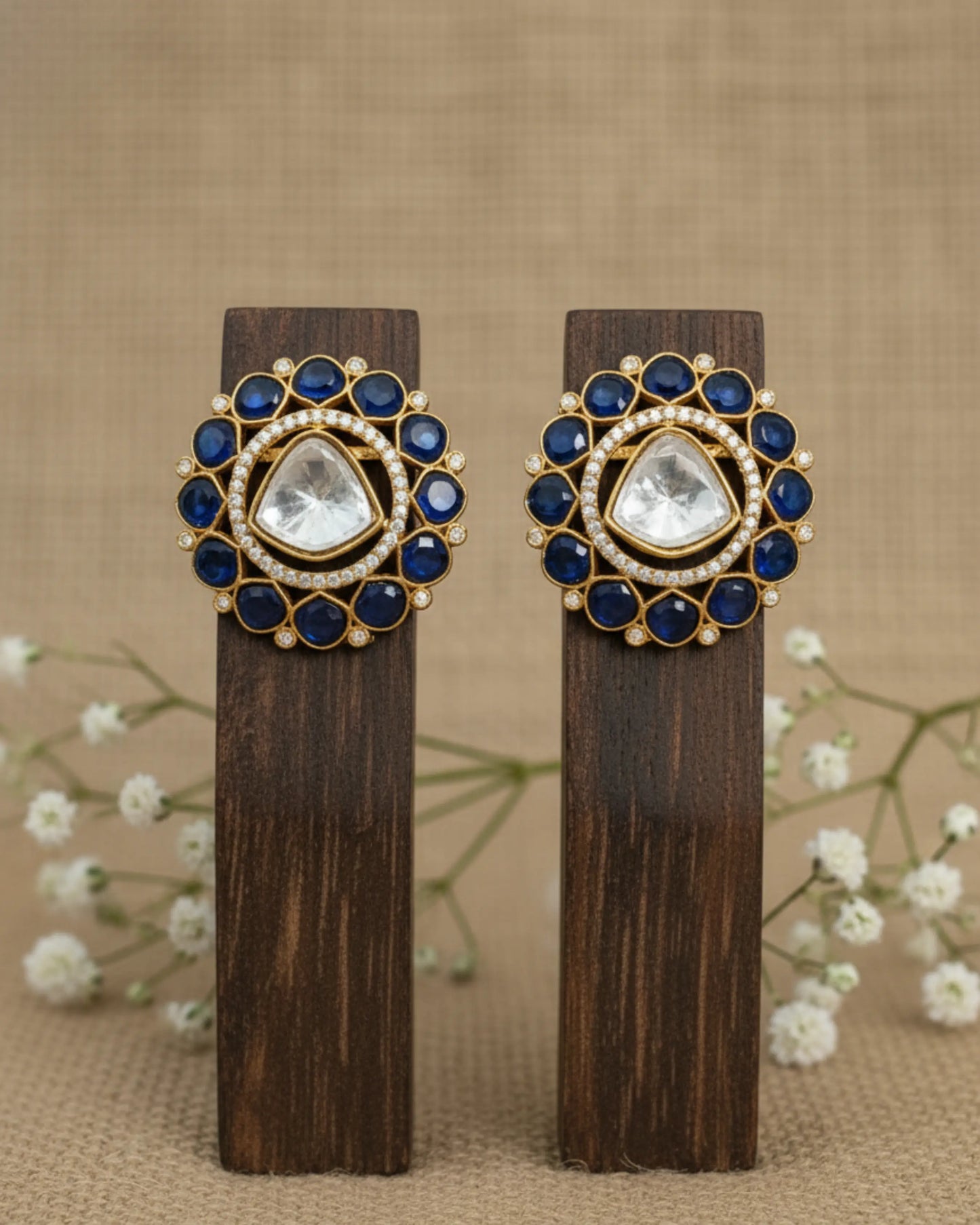 Mehar Polki Studs Zestro