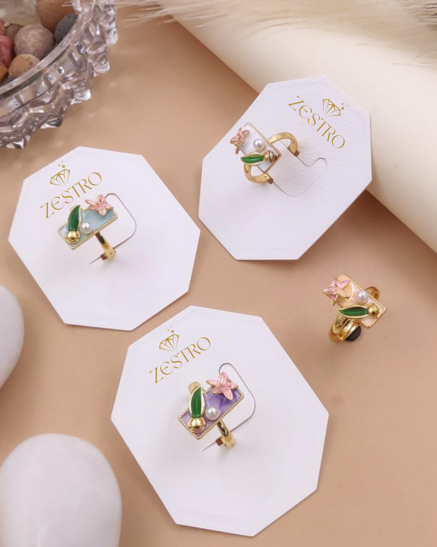 Blooming Pearl Garden Ring