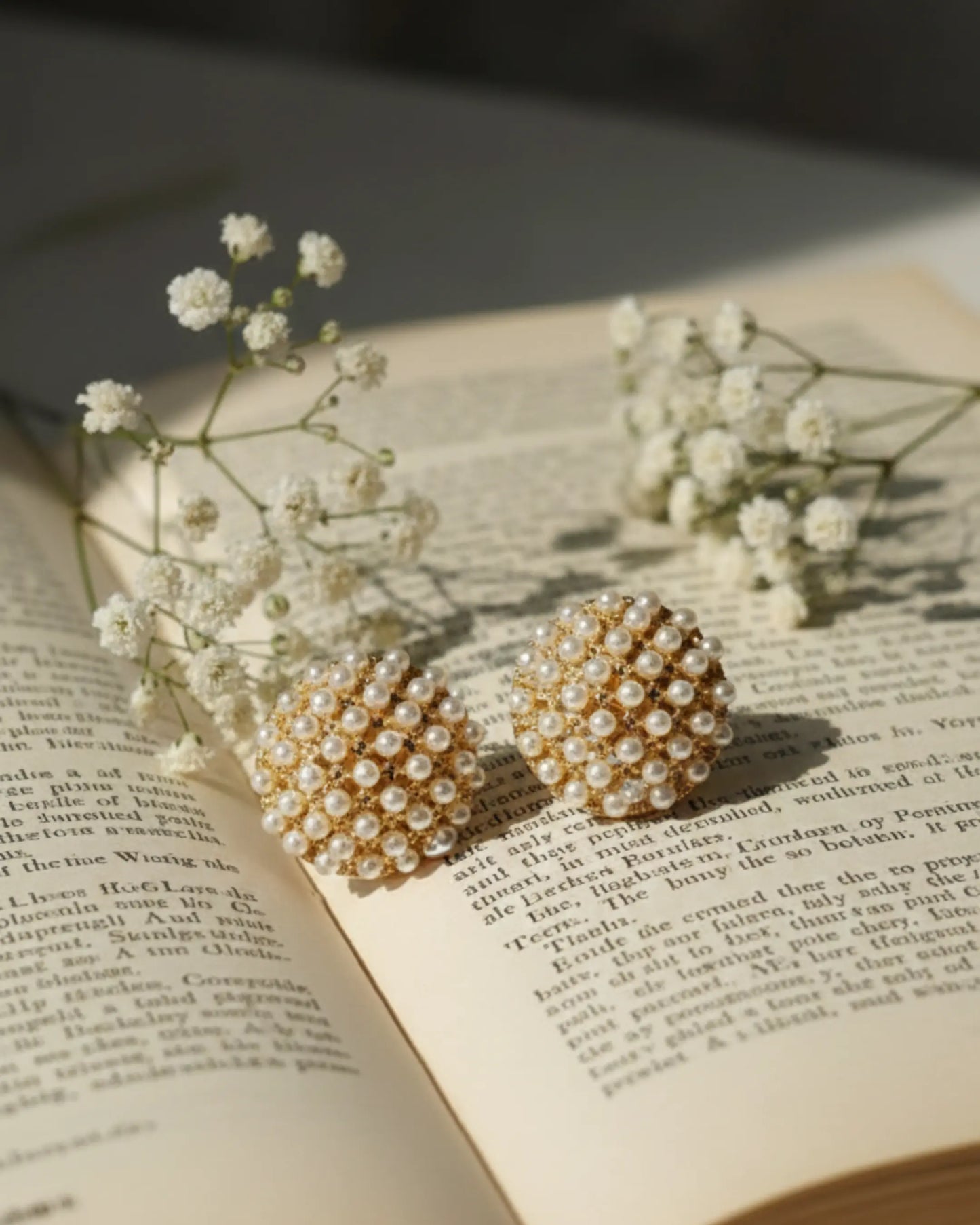 Classic Cluster Pearl Studs Zestro