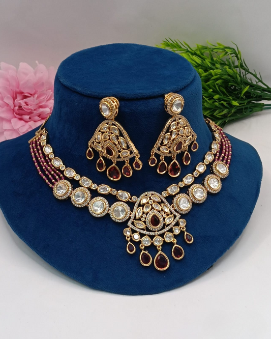 Imperial Grace Kundan Set