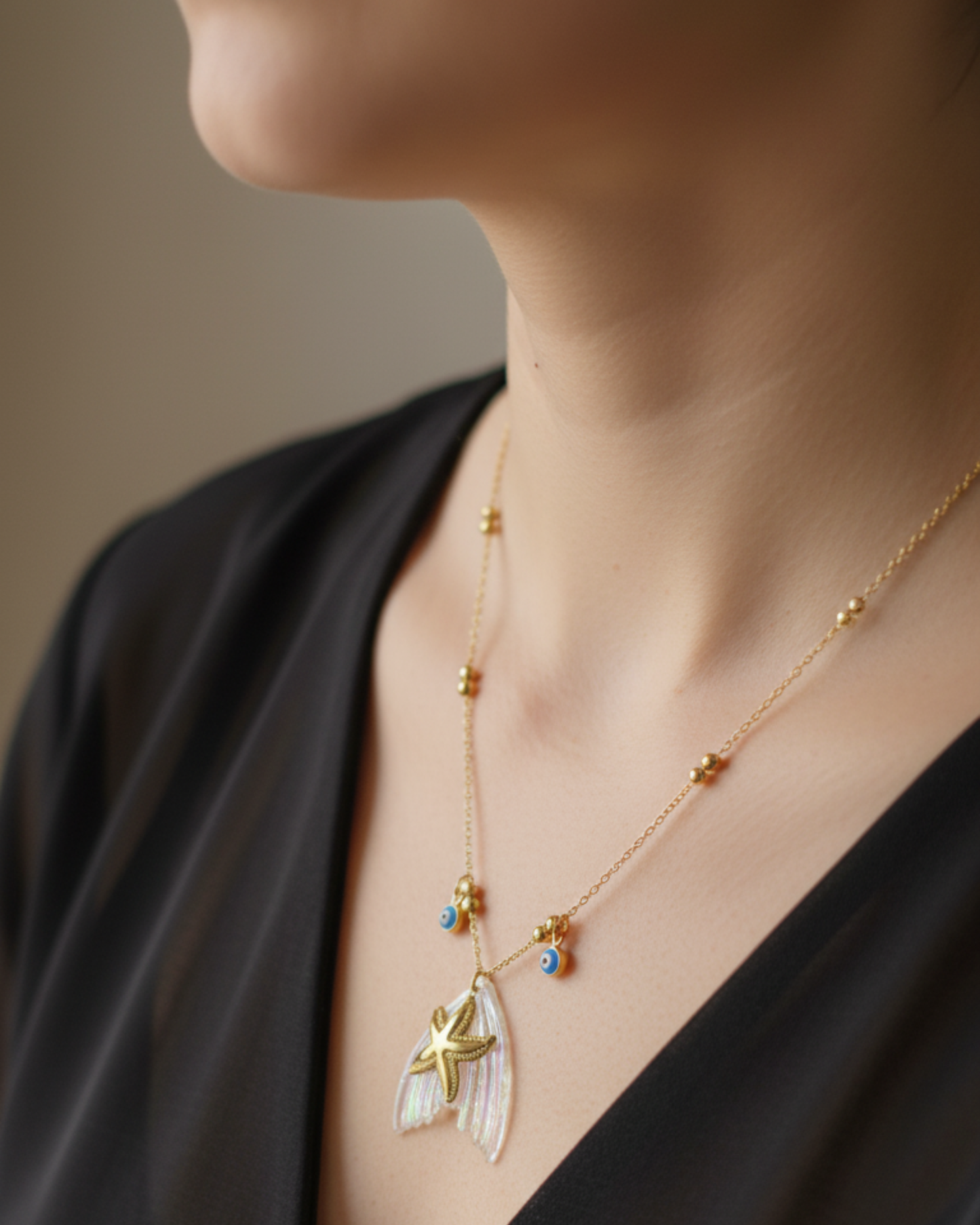 Mermaid's Dream Evil Eye Necklace