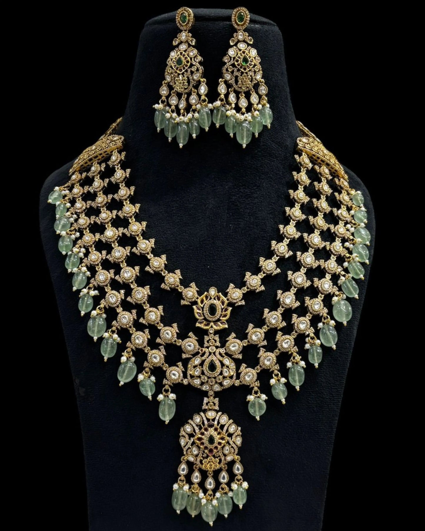 Mint Majesty Necklace Set Zestro