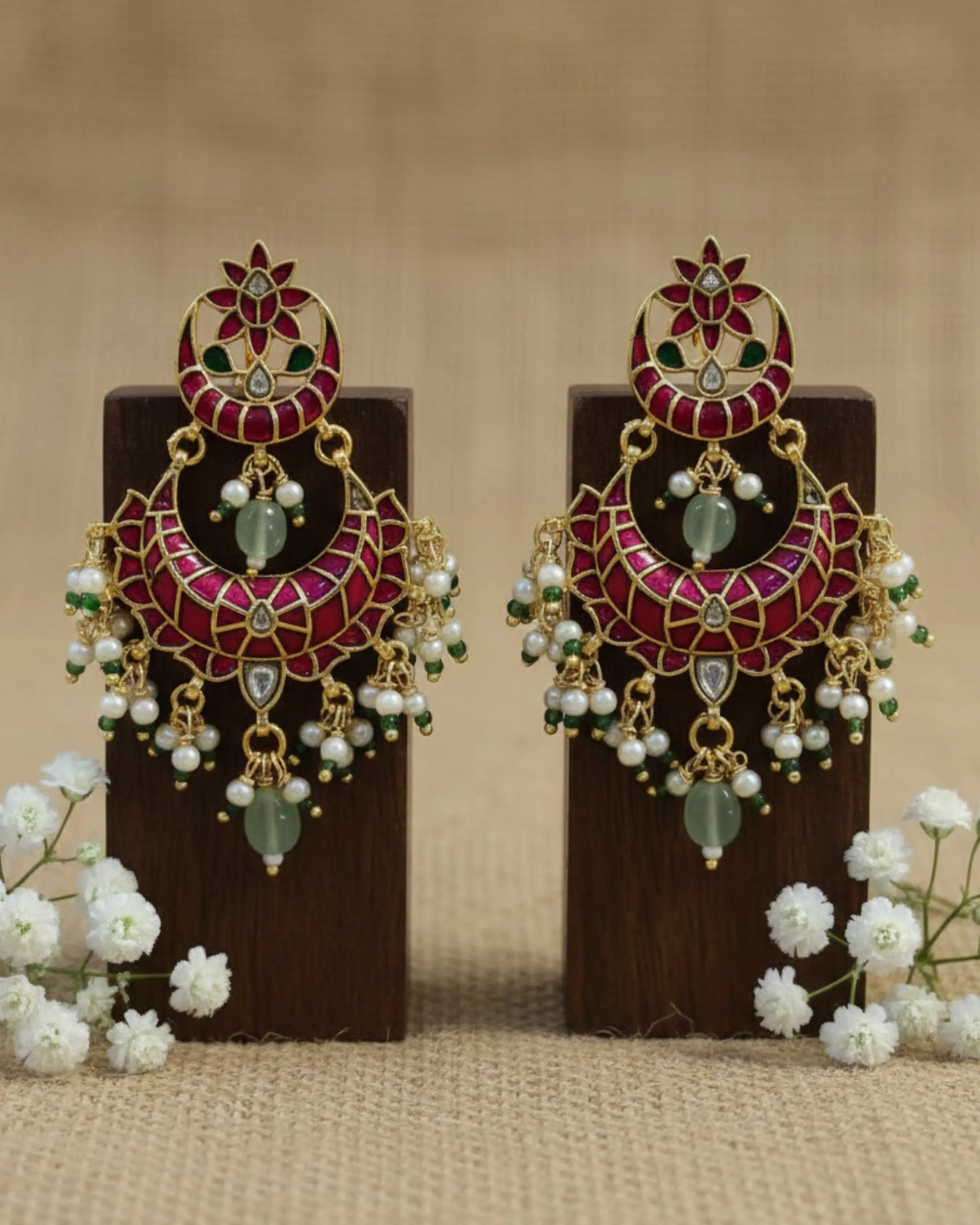 Naazya Handmade Meenakari Earrings Zestro