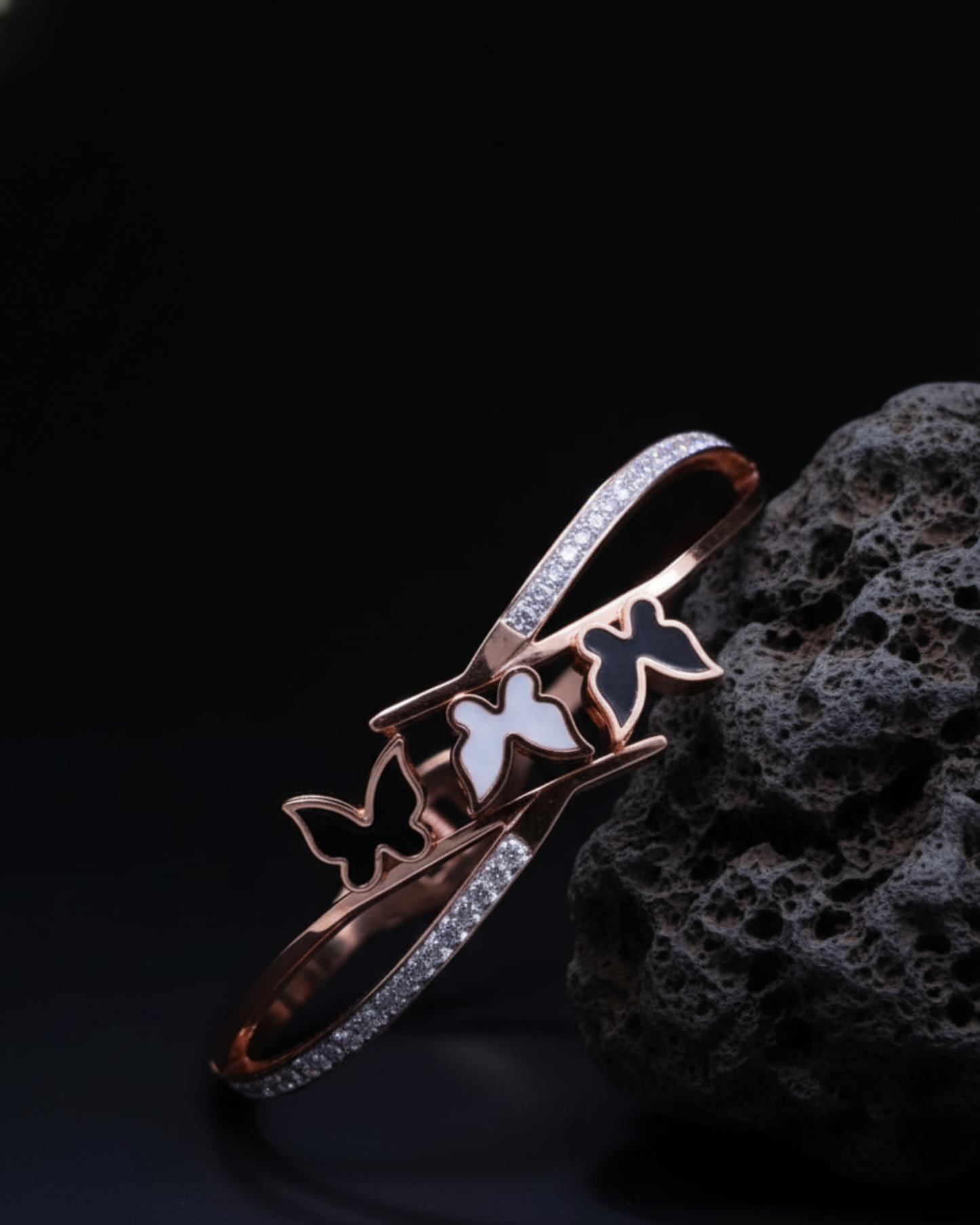 Rose Gold Butterfly Bracelet