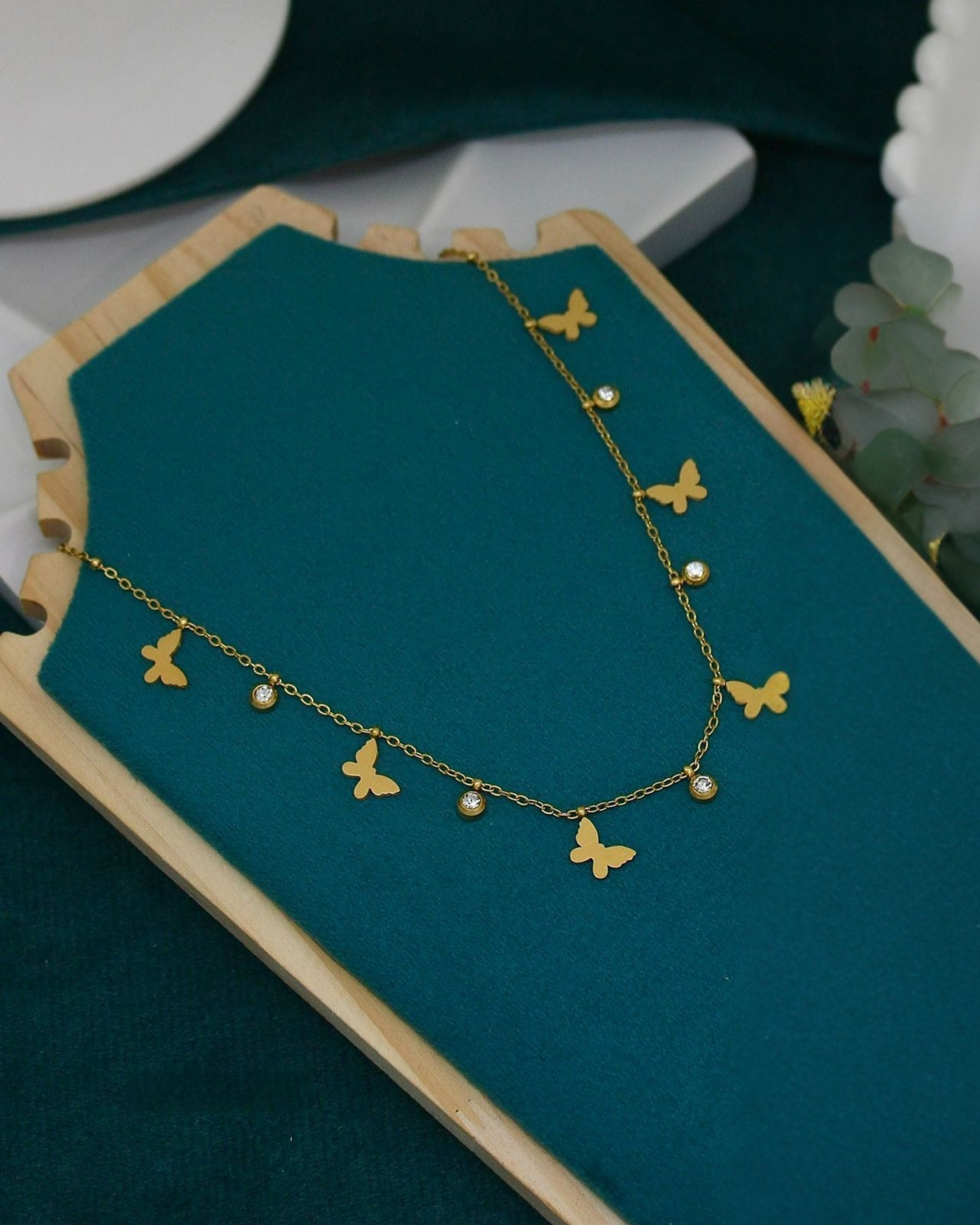Stone Charm Necklace