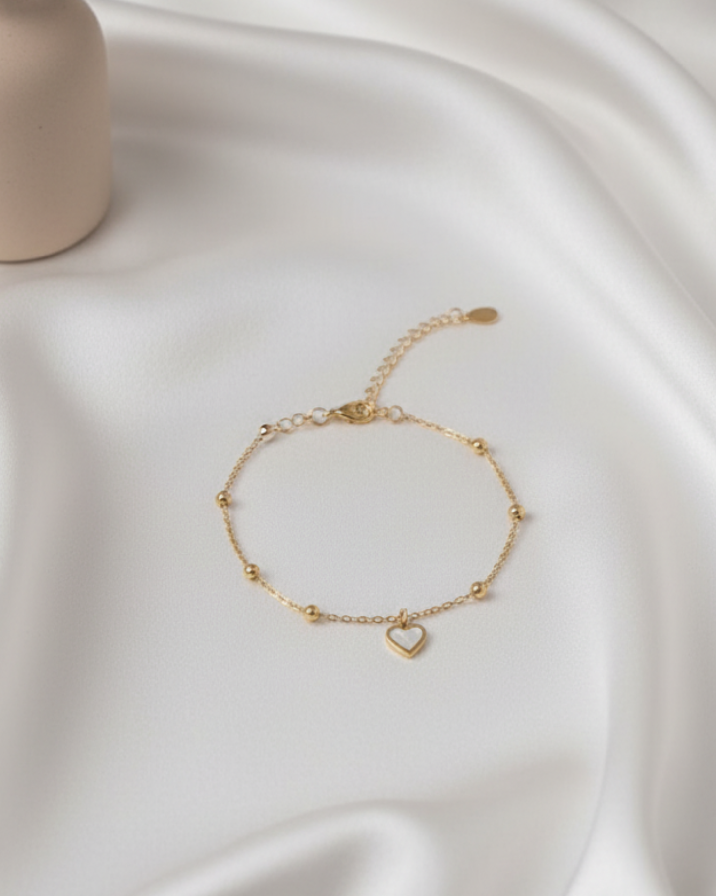 Sweetheart Bead Chain Bracelet