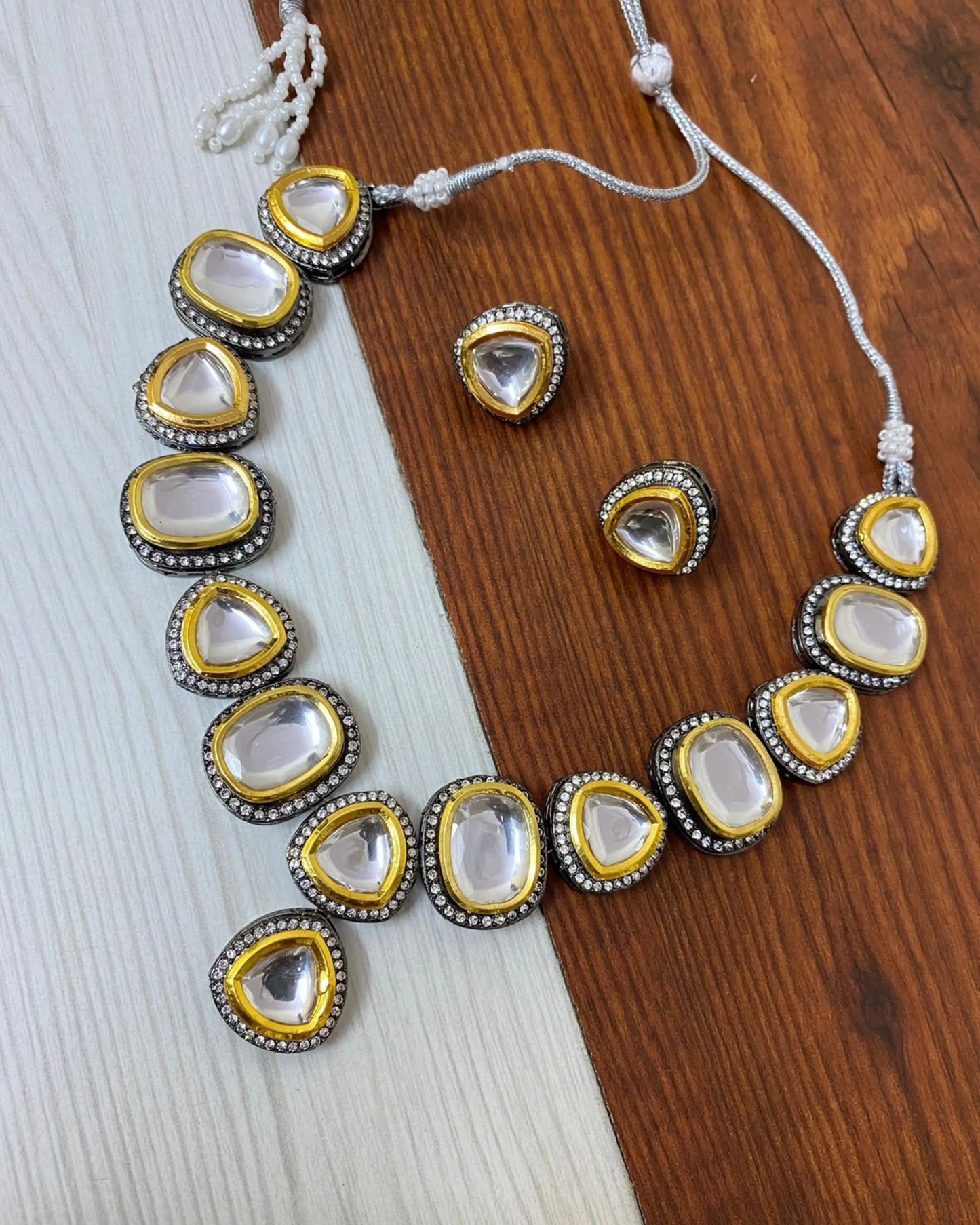Uncut Kundan Necklace Zestro