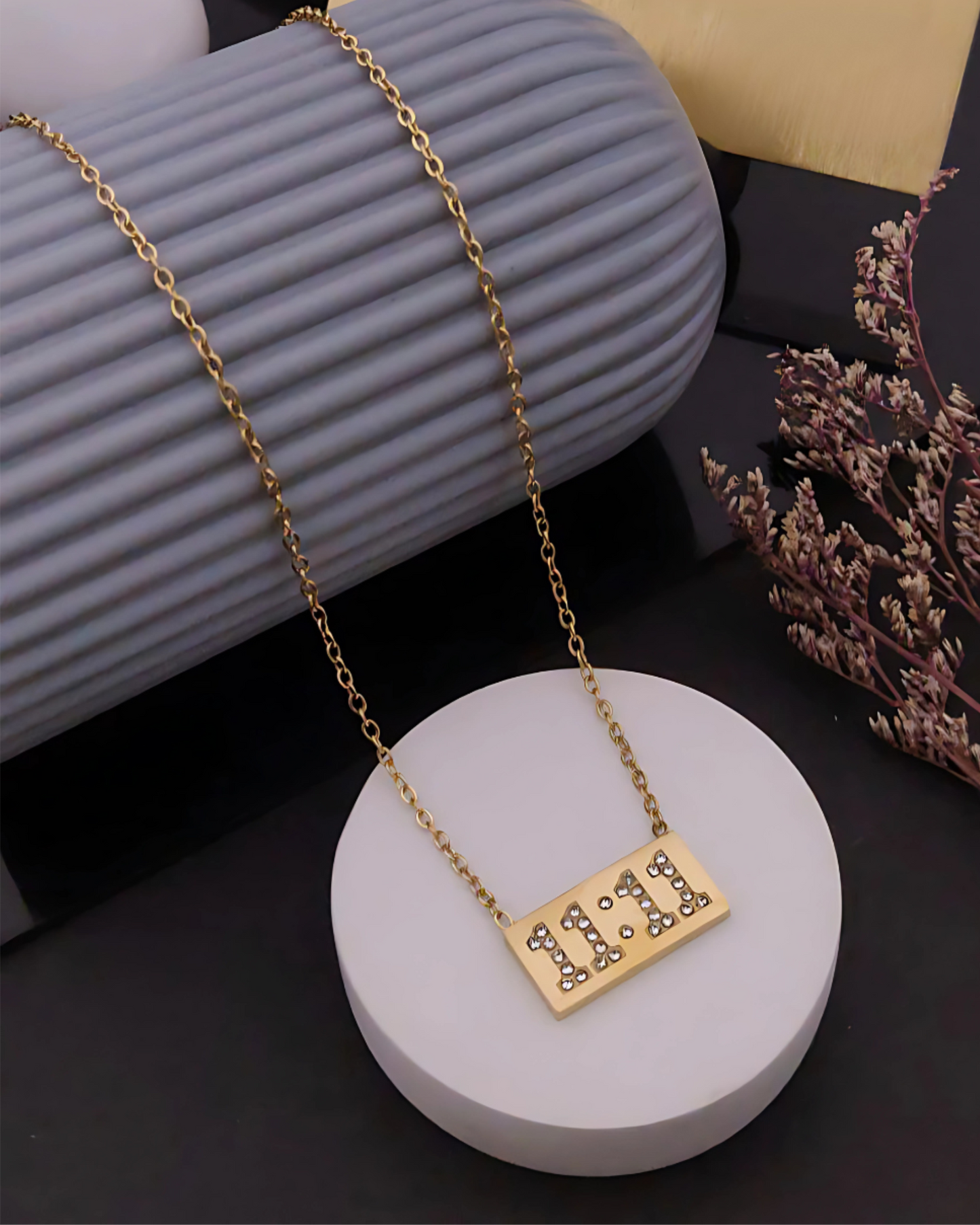 Angel Number 11:11 Rectangular Neck Piece