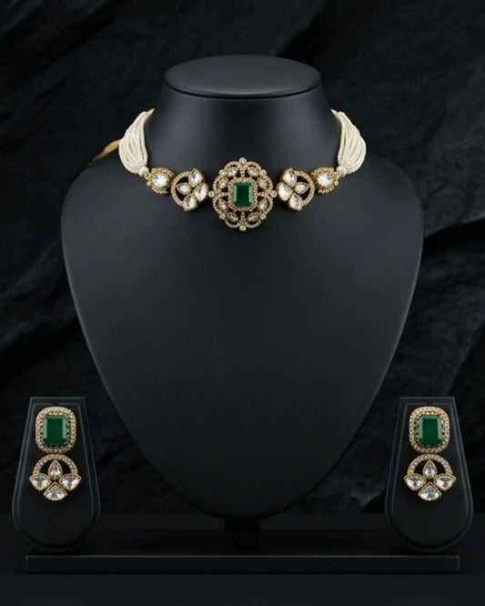 Poorva Heirloom Choker Set Zestro