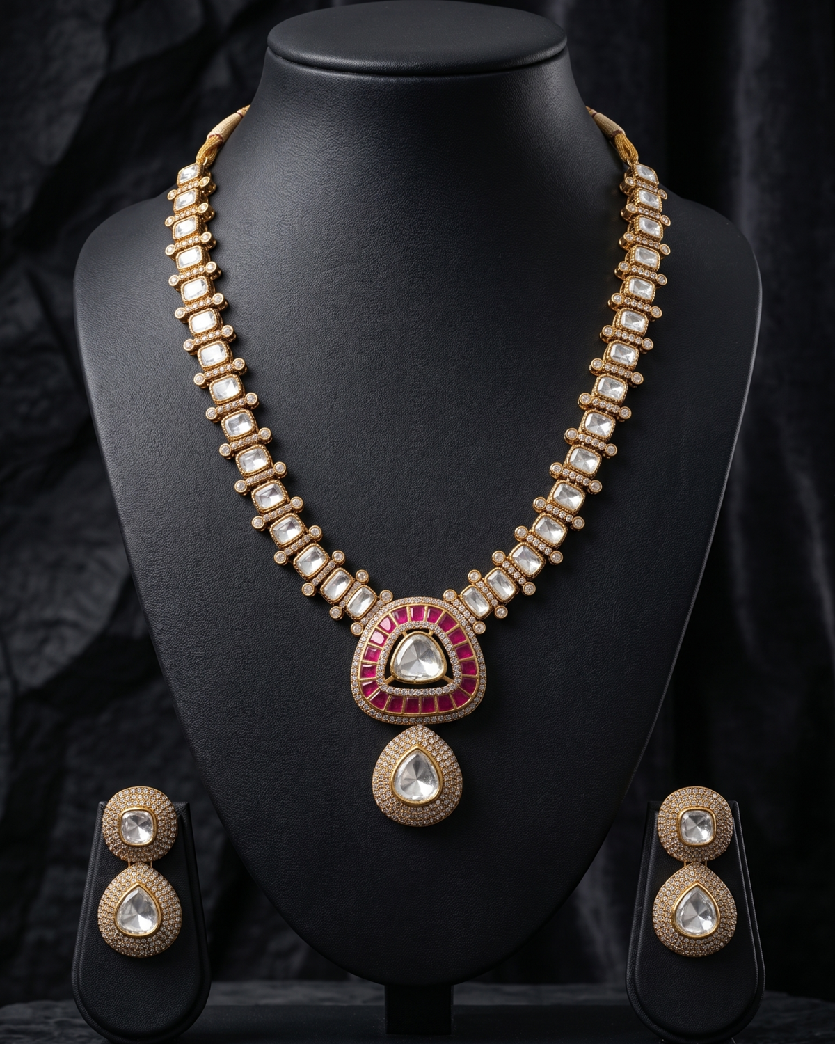Heena Gulnaar Polki Set | Zestro Premium Jewellery
