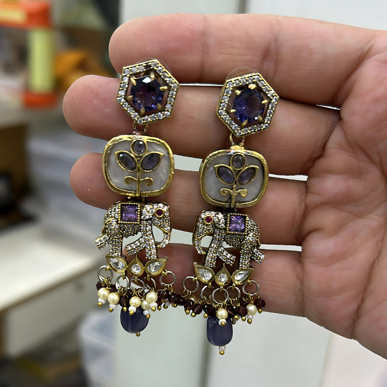 Gaj Shringaar Earrings