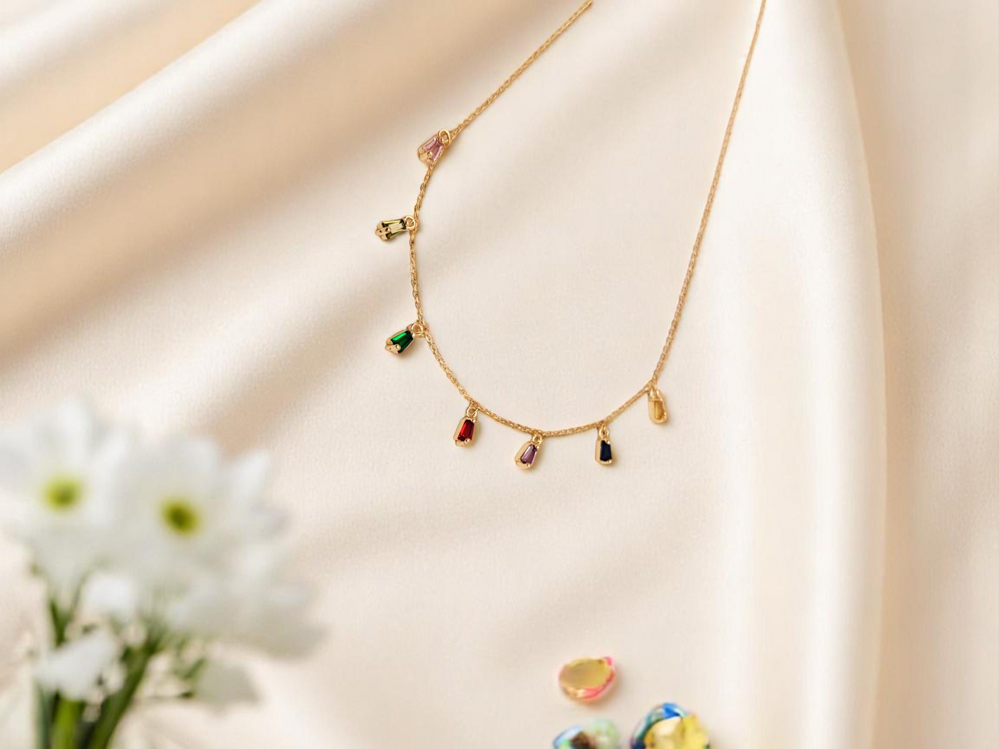 Gem Drop Necklace