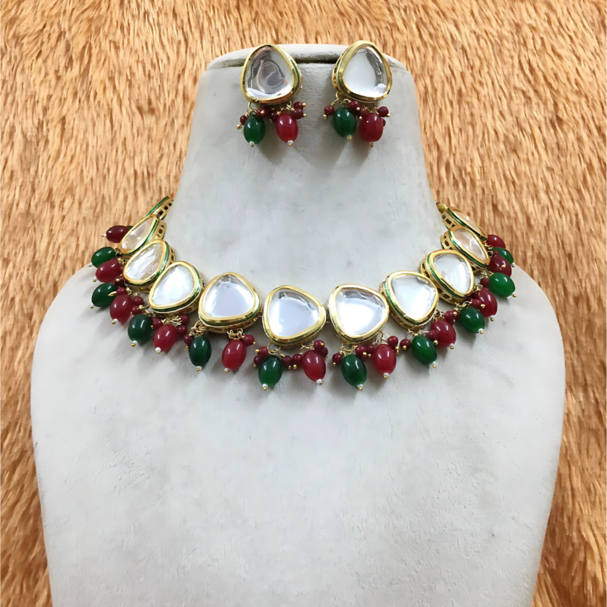 Kundan Drop Necklace
