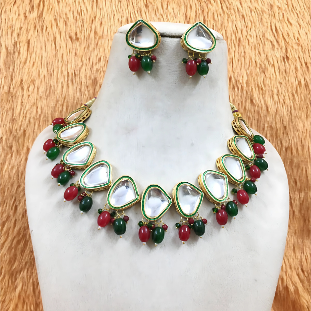 Kundan Drop Necklace