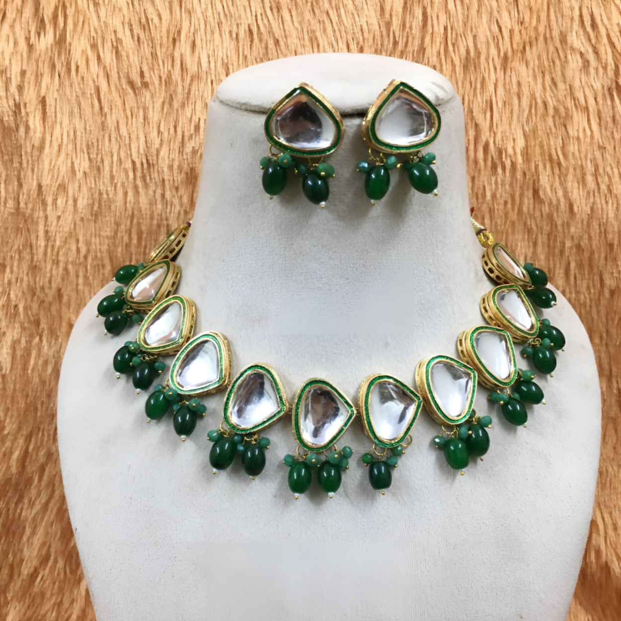 Kundan Drop Necklace