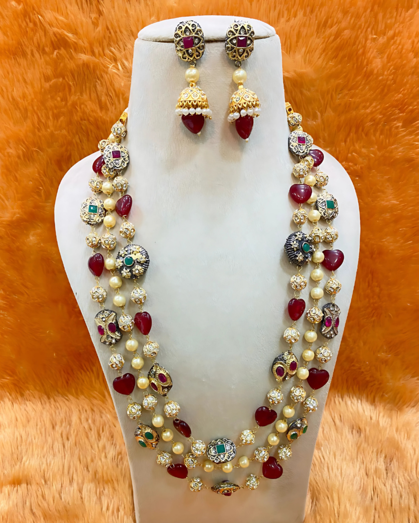 Multi-Colored Layered Mala