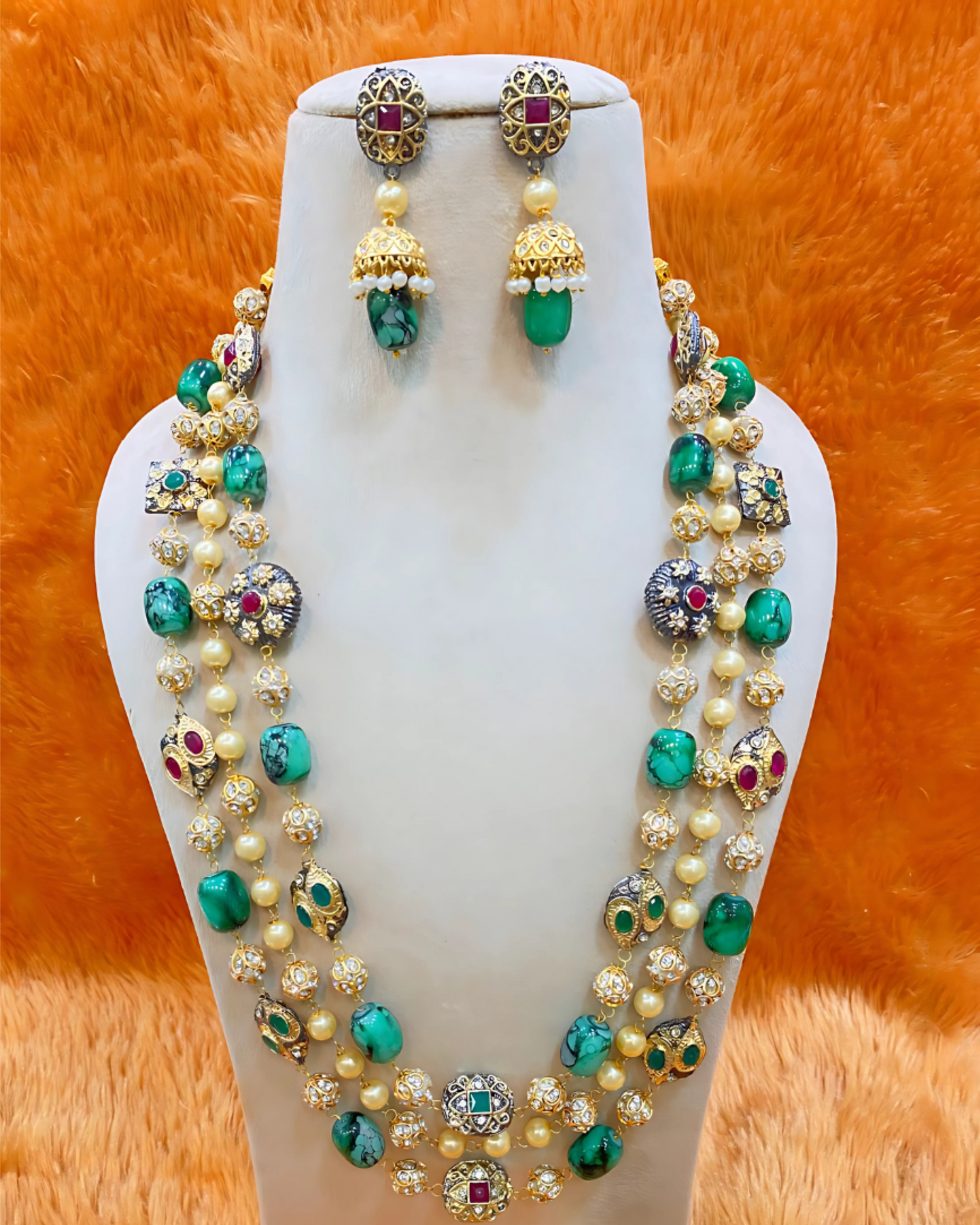 Multi-Colored Layered Mala