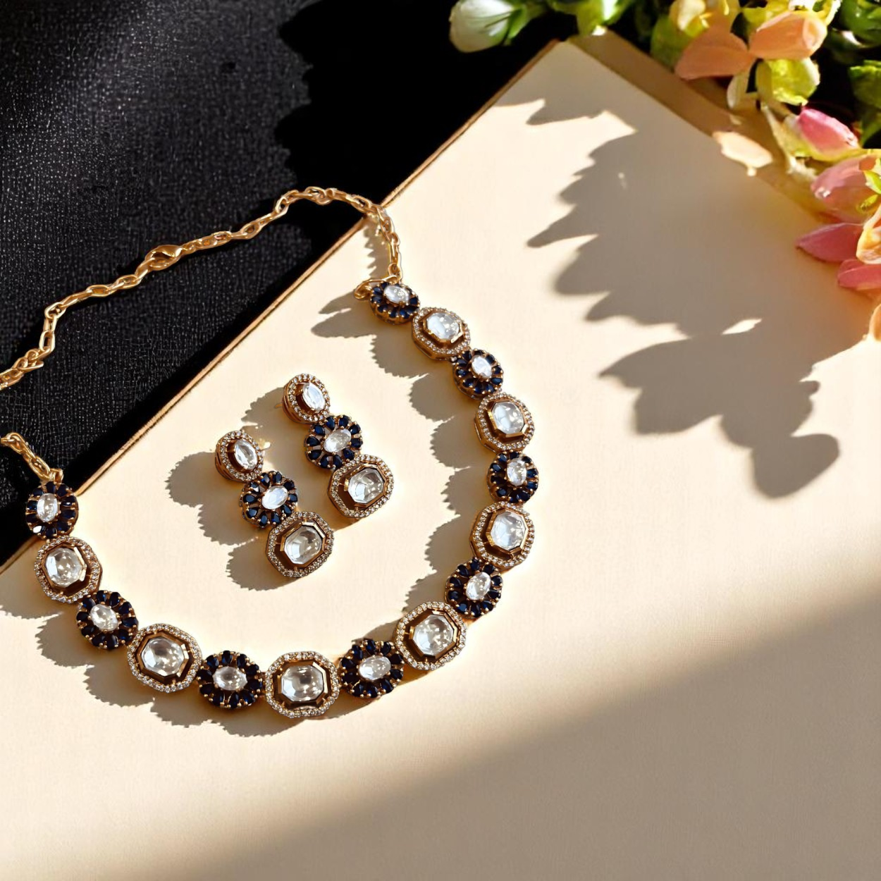 Regal Kundan Blossom Set