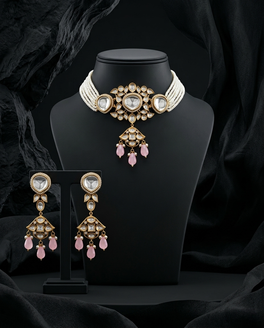 Zarish Kundan Choker Set