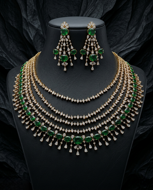 Grand Cascade Necklace Set