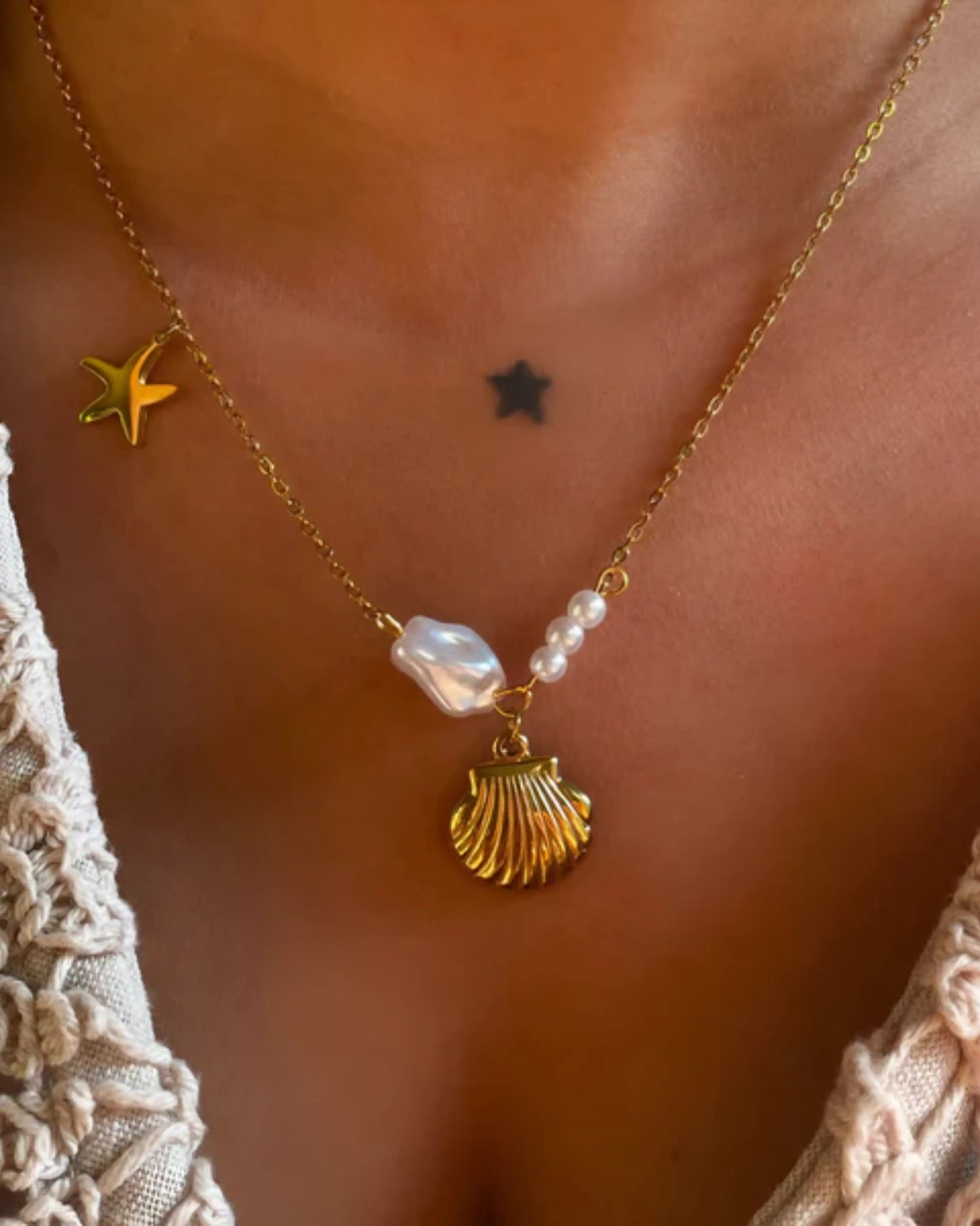 Sea Breeze Charm Necklace Zestro