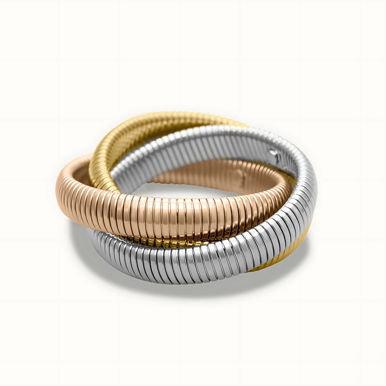 Serpent Twist Trio Bracelet