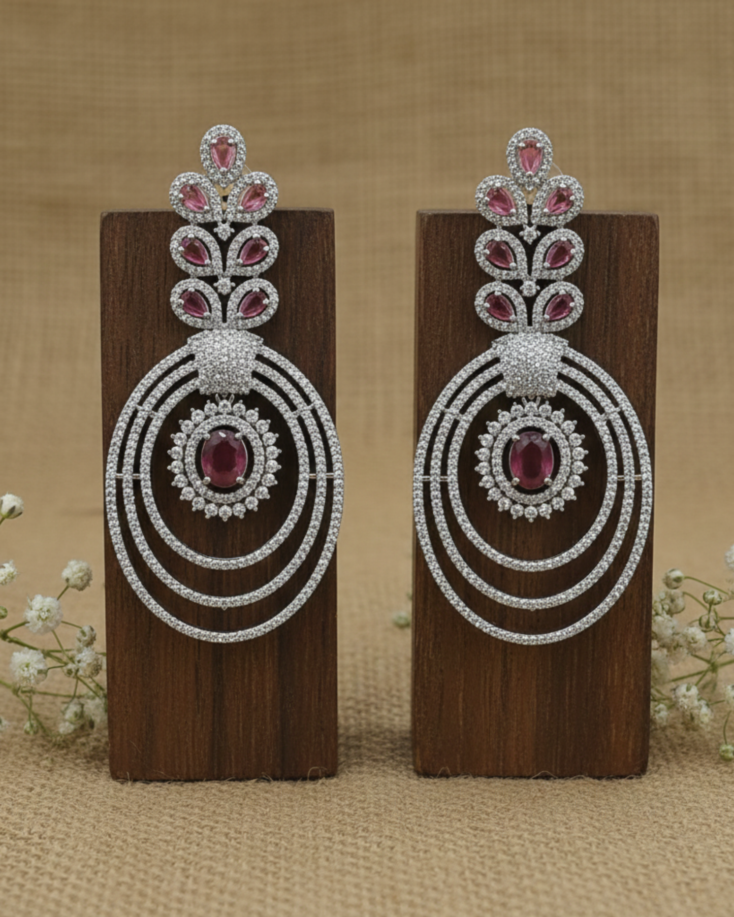 Aarohi Oval Earrings