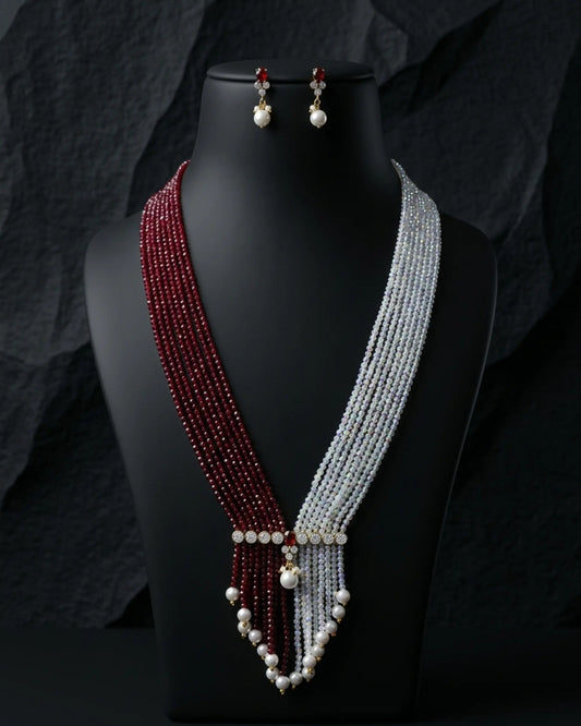 Ardhashree Dual Essence Necklace Set Zestro