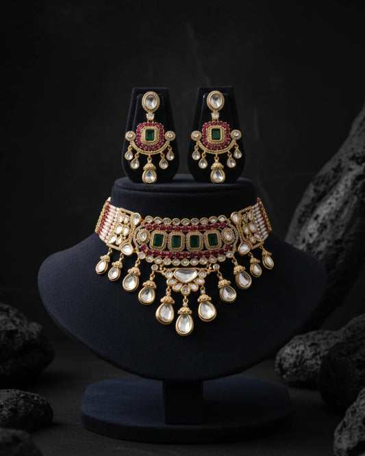 Arunika Heirloom Necklace Set Zestro