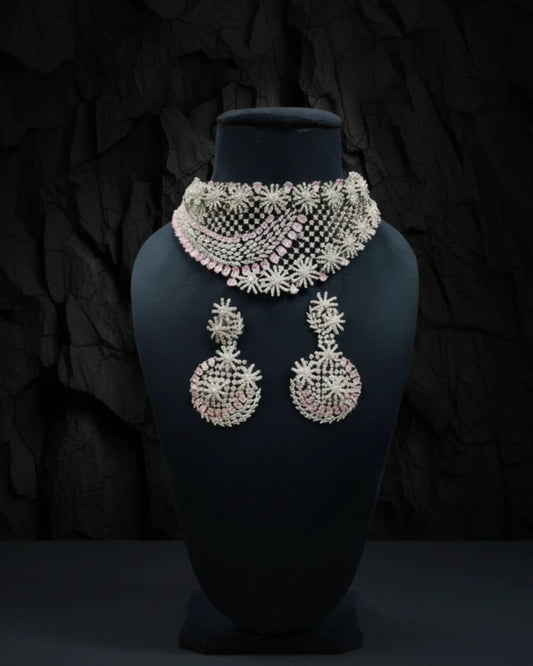 Diamond Net Collar Set Zestro